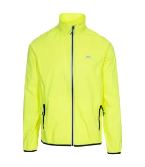 Trespass Mens Retract Hi-Vis Packaway Waterproof Jacket. (Hi Visibility Yellow) - UTTP4736