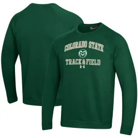 Under Armour  Colorado State Rams Green Track & Field All Day Fleece Pullover Sweatshirt