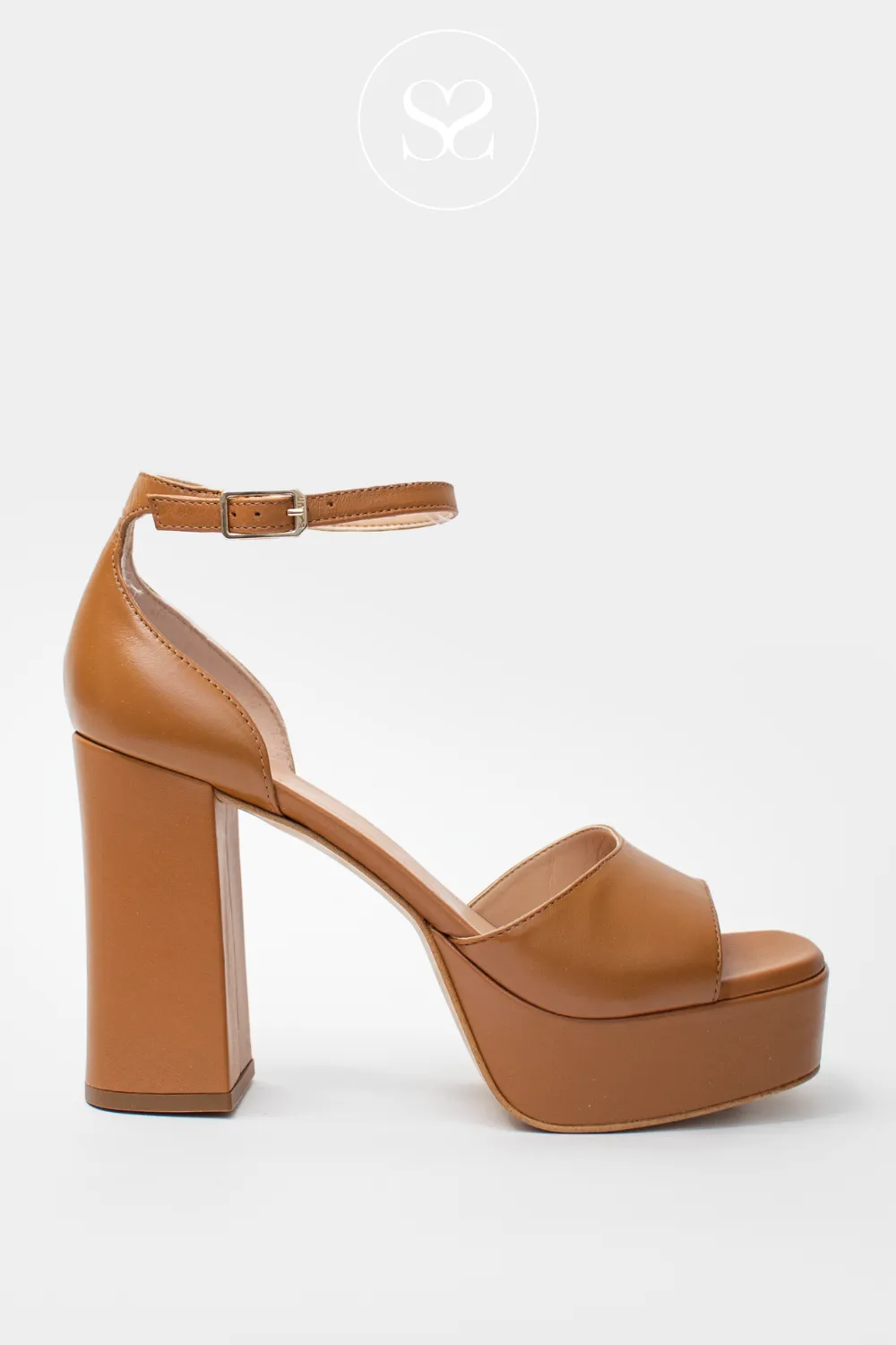 UNISA USUAL TAN - PLATFORM SANDALS