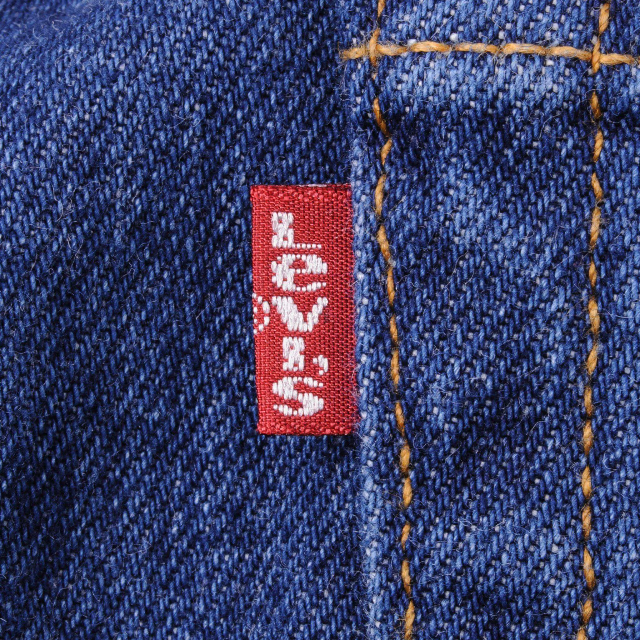 VINTAGE LEVIS 501 JEANS INDIGO 1990'S SIZE W30 L33 MADE IN USA