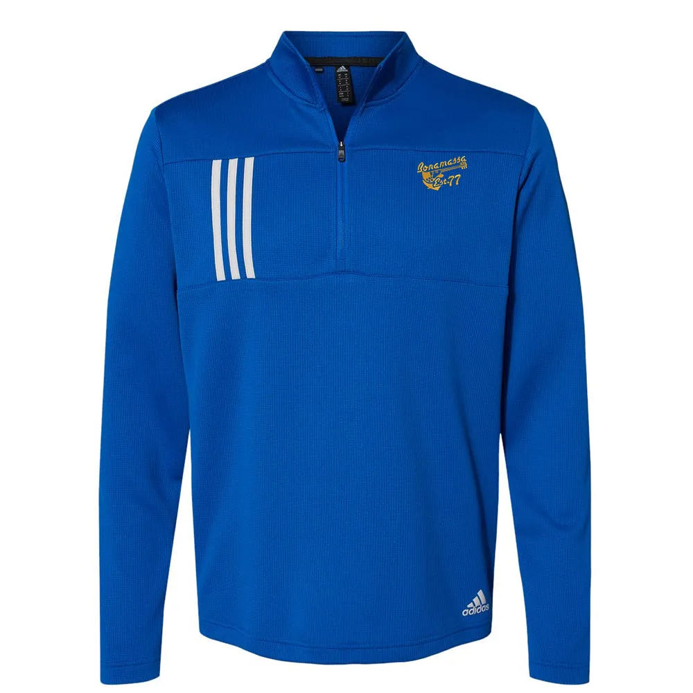 Vintage Meets Blues Adidas Double Knit 1/4 Zip Pullover (Men)