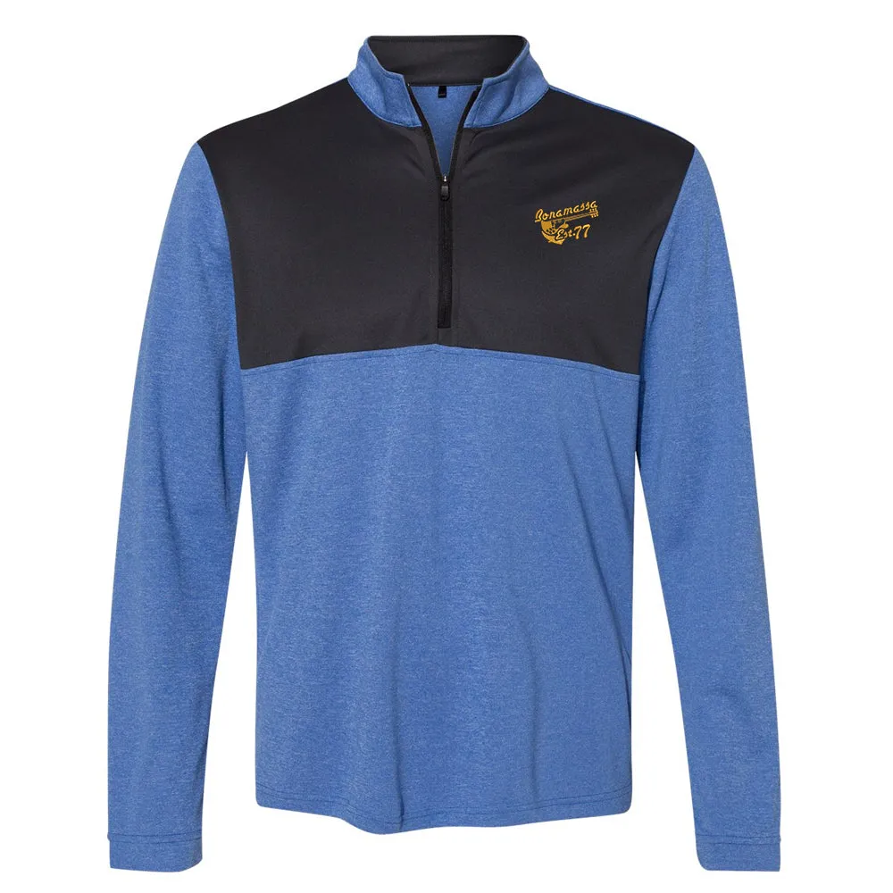 Vintage Meets Blues Adidas Lightweight 1/4 Zip Pullover (Men)