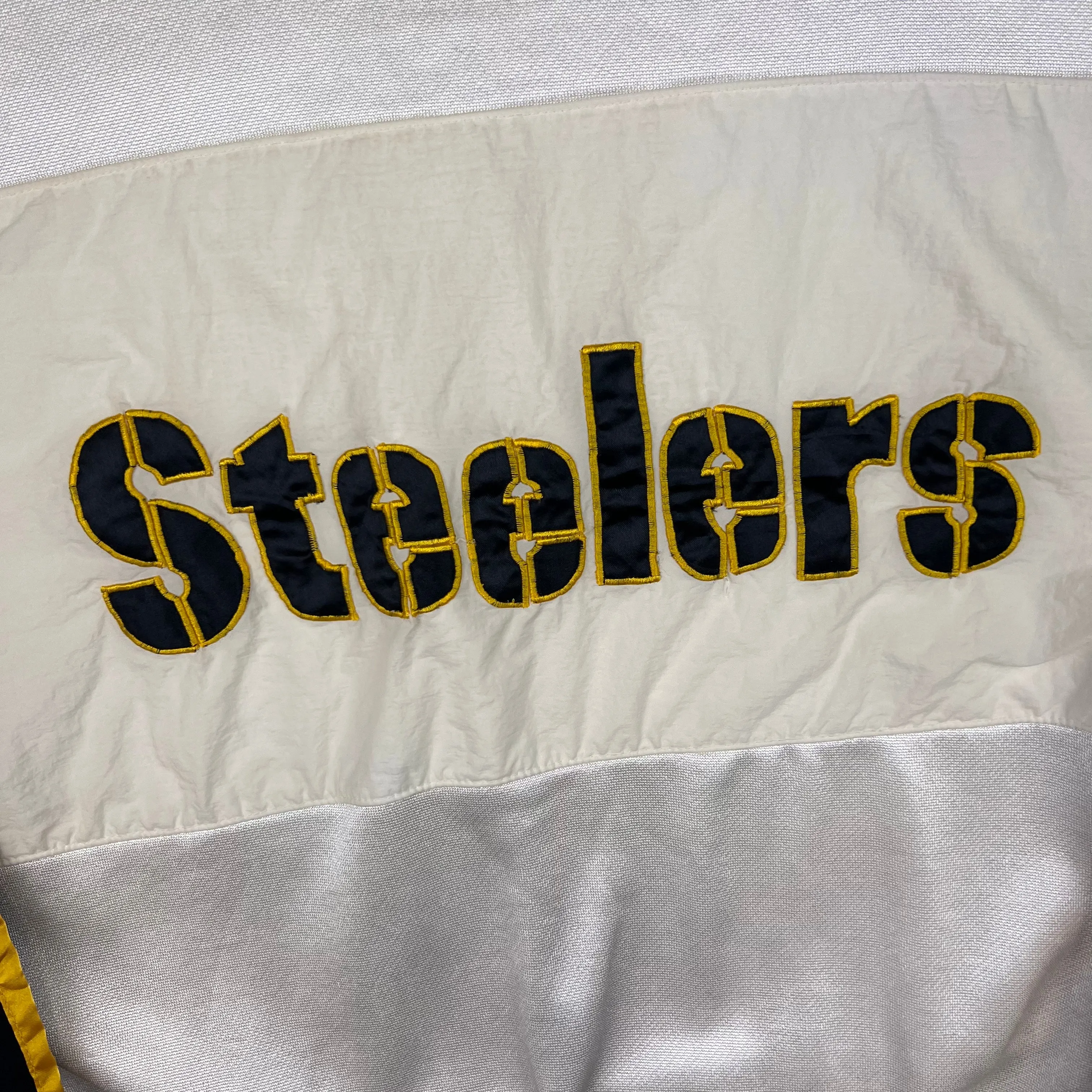 Vintage Pittsburgh Steelers Starter Pullover Sweatshirt White Rare