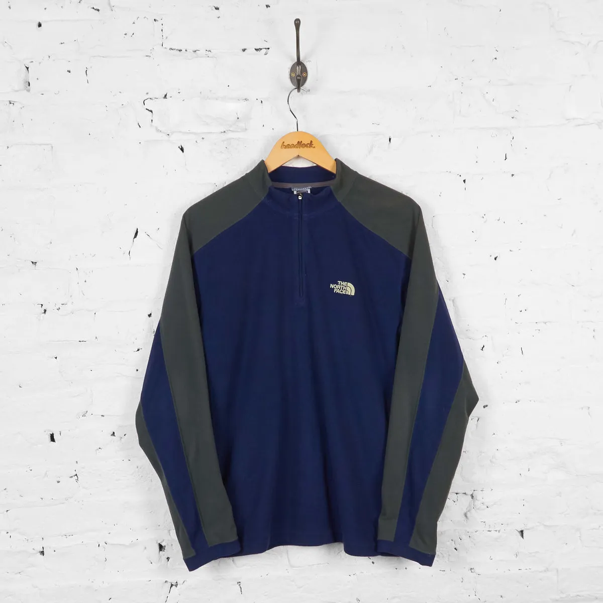 Vintage The North Face 1/4 Zip Fleece - Blue - M