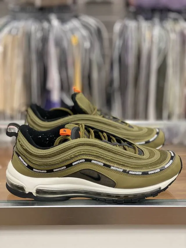 Vnds nike air max 97 undefeated black militia green (2020)