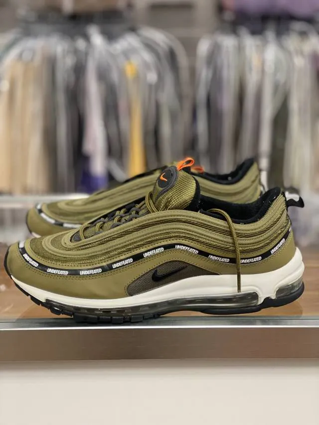 Vnds nike air max 97 undefeated black militia green (2020)