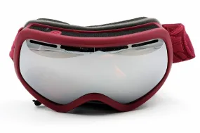 VONZIPPER Skylab Oxblood Satin Amber Chrome OXC Snow Goggles