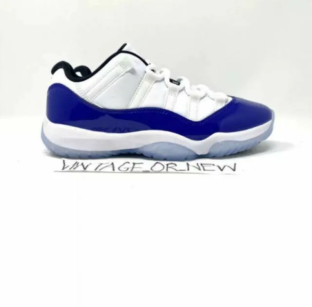 Women's Nike Air Jordan XI 11 Low Concord Sketch 2020 Re...