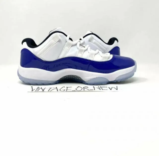 Women's Nike Air Jordan XI 11 Low Concord Sketch 2020 Re...