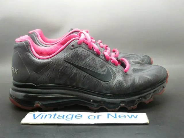 Women's nike air max 2011 grey pink anthracite running 42980-069 sz 6.5