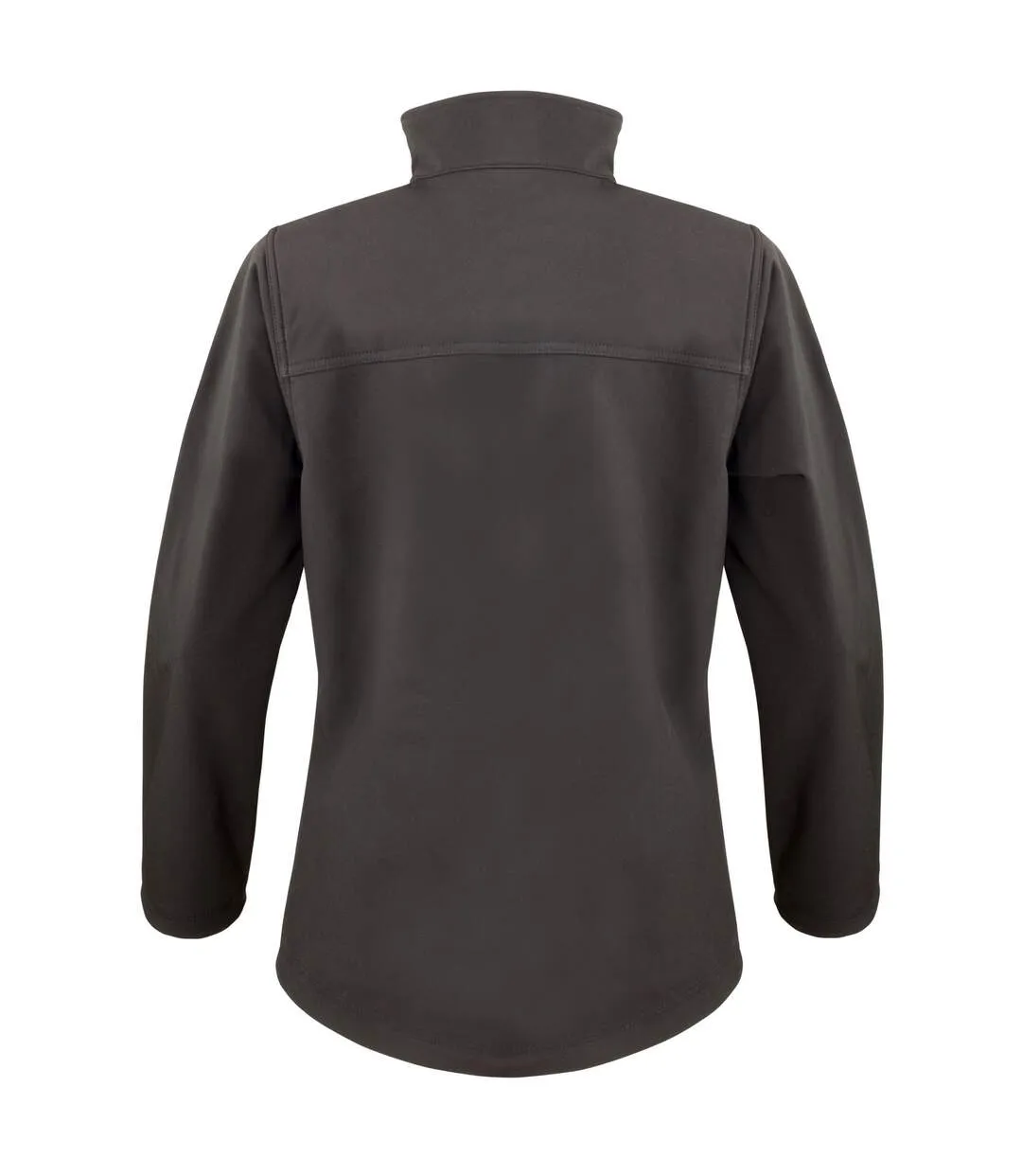 Womens/ladies classic softshell soft shell jacket black Result