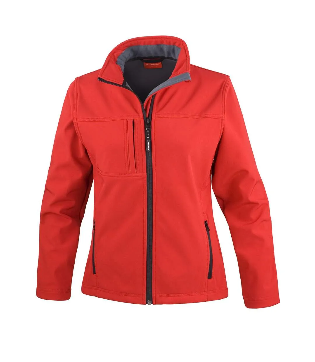 Womens/ladies classic softshell soft shell jacket red Result