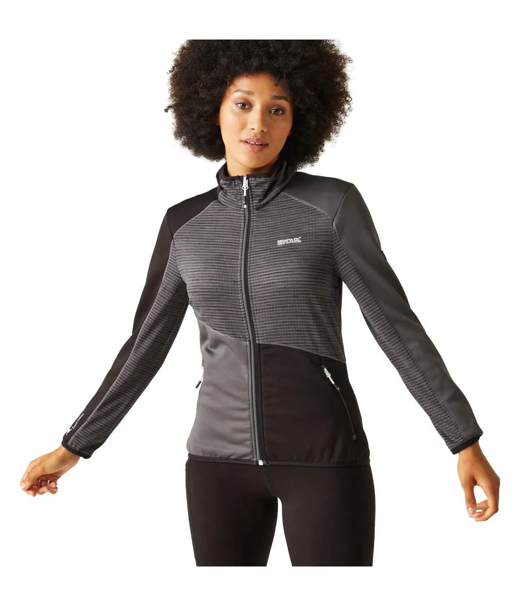 Womens/ladies yare ix lightweight jacket seal grey/black Regatta