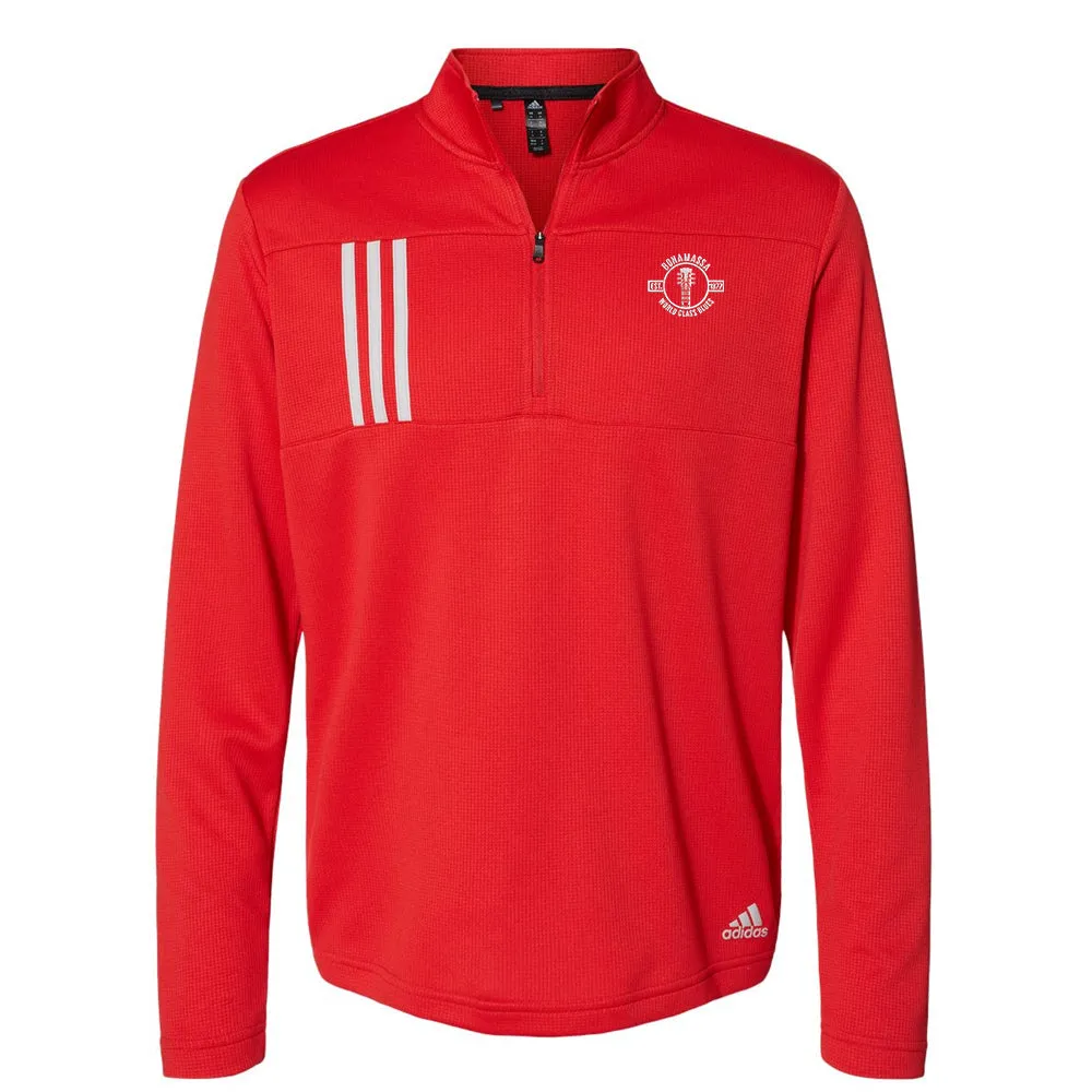 World Class Blues Adidas Double Knit 1/4 Zip Pullover (Men)