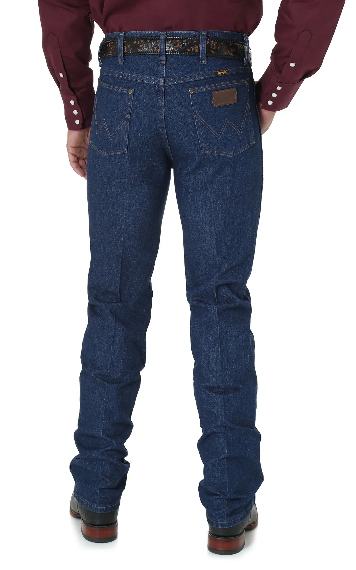 Wrangler Premium Performance Men's Prewash Indigo Cowboy Cut Slim Fit Jeans - Tall