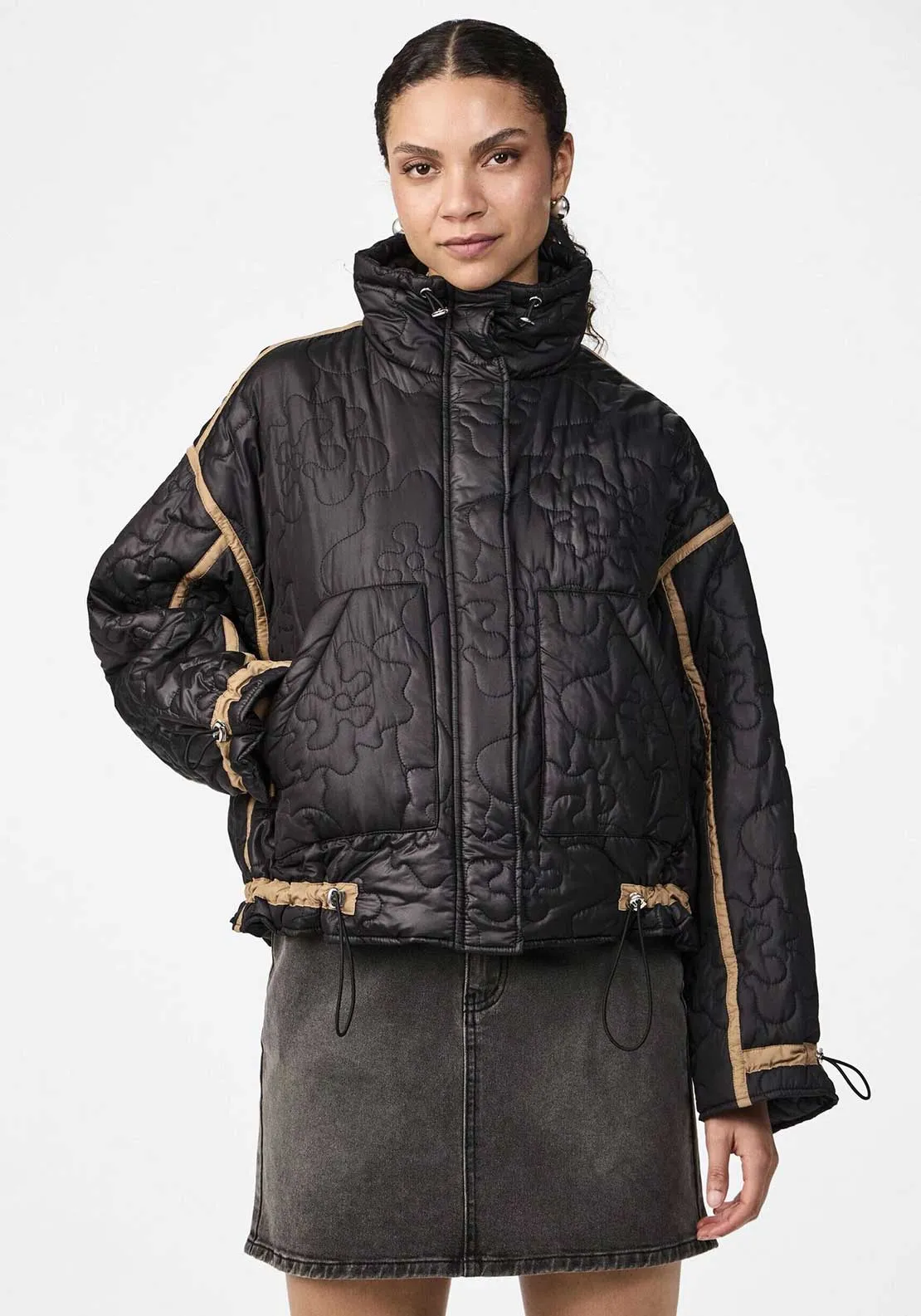 Y.A.S Klina Quilted Jacket, Black