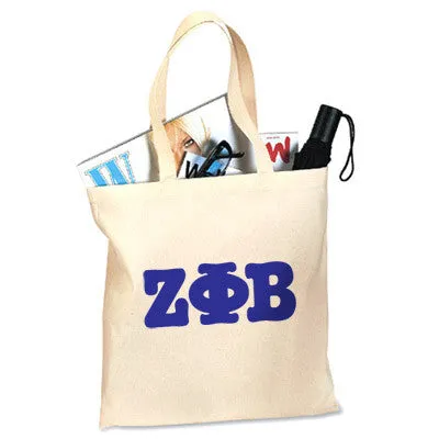 Zeta Phi Beta Budget Tote, Printed Letters - 825 - CAD